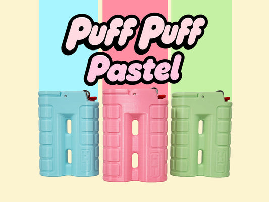 Puff Puff Pastel Sparky Lighter Joint Case